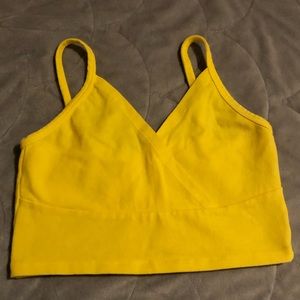 Brandy Melville Amara yellow tank
